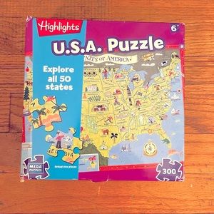 USA Map Puzzle NIB